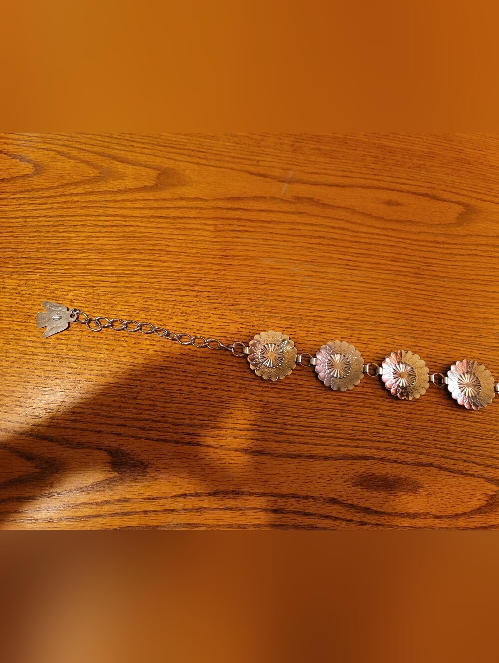 Metal Concho Chain Waist Belt - Silver-tone - Picture 8 of 8
